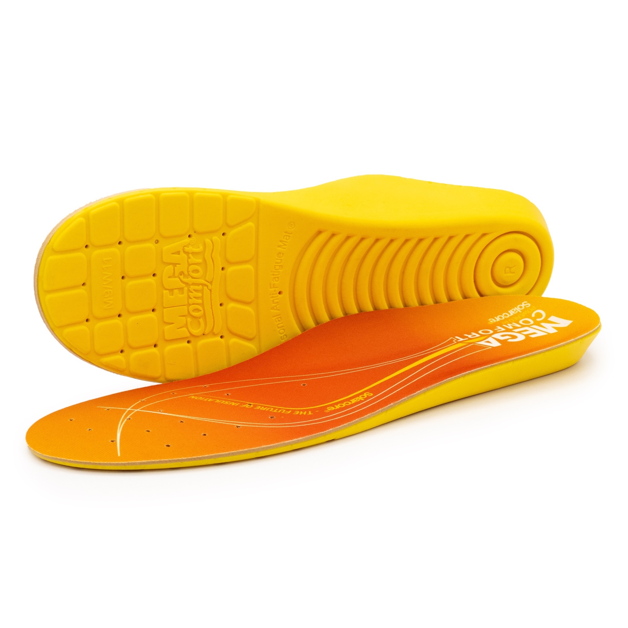 MEGA Comfort - Insole - ERGO Thermal with Solarcore Technology - Unisex - Size: Medium (Men's 8-9, Women's 10-11) - Model # MCTHERM-M